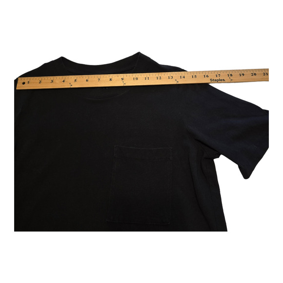 Everlane T Shirt Dress Womens Small Black The Weekend Short Sleeve Casual Goth - Picture 6 of 10
